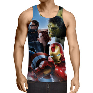 Cool 3D Printed Avengers Tank Top