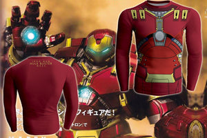 Iron Man Shirt Cool Red 3D Printed Iron man Long Sleeve Shirt