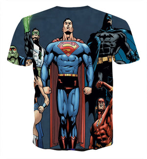 Superman Tee 3D Printed Superman T Shirt