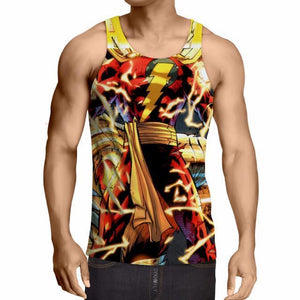 Amazing Shazam 3D Printed Tank Top