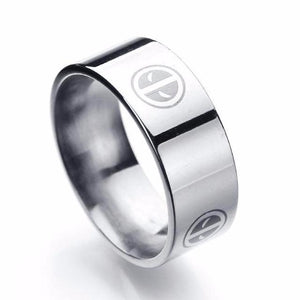 Stainless Steel Cool Deadpool Ring