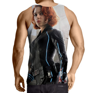 Avengers Black Widow 3D Printed Tank Top