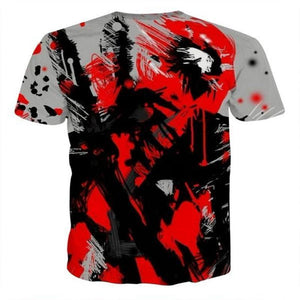 3D Printed Art Deadpool T-Shirt