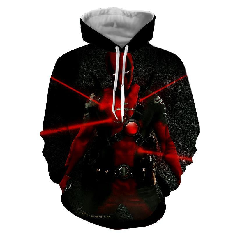 Bad Ass Deadpool 3D Printed Hoodie