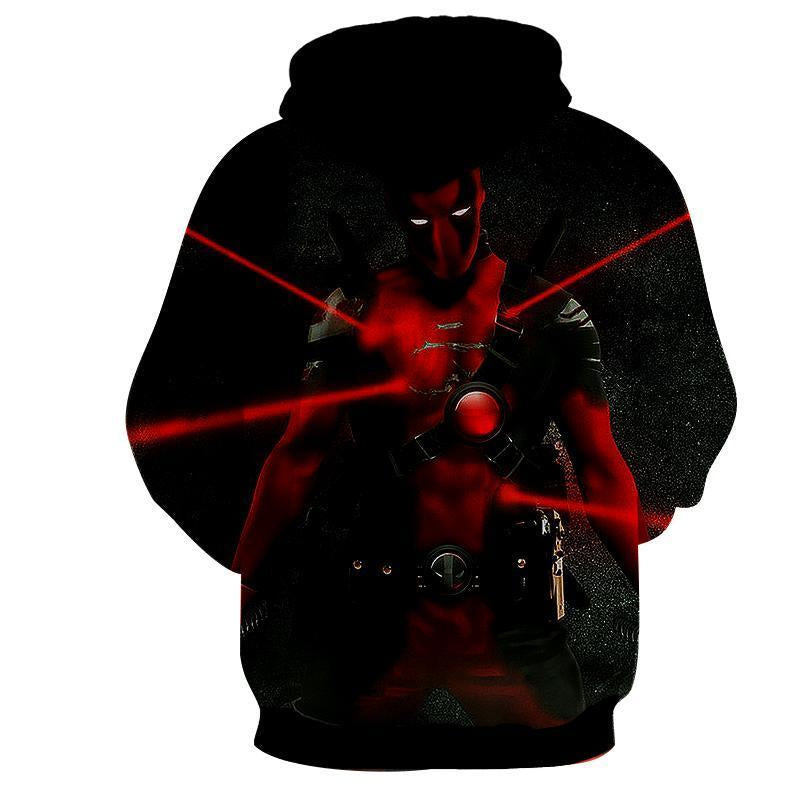 Bad Ass Deadpool 3D Printed Hoodie
