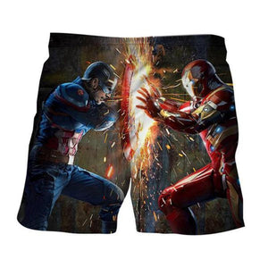 Captain America & Iron Man Short 3D Printed