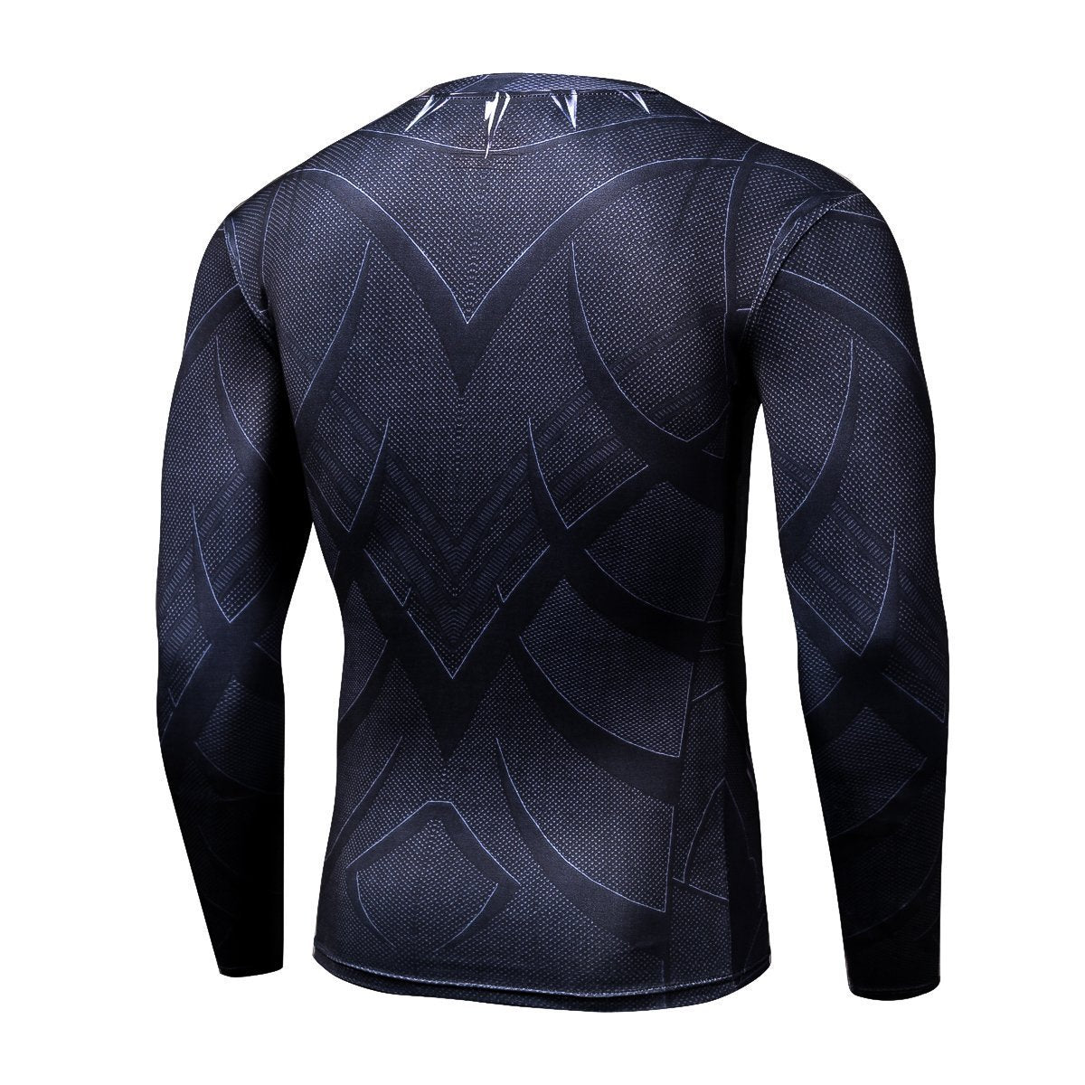 3D Printed Cool Black Panther Compression Long Sleeve Shirt