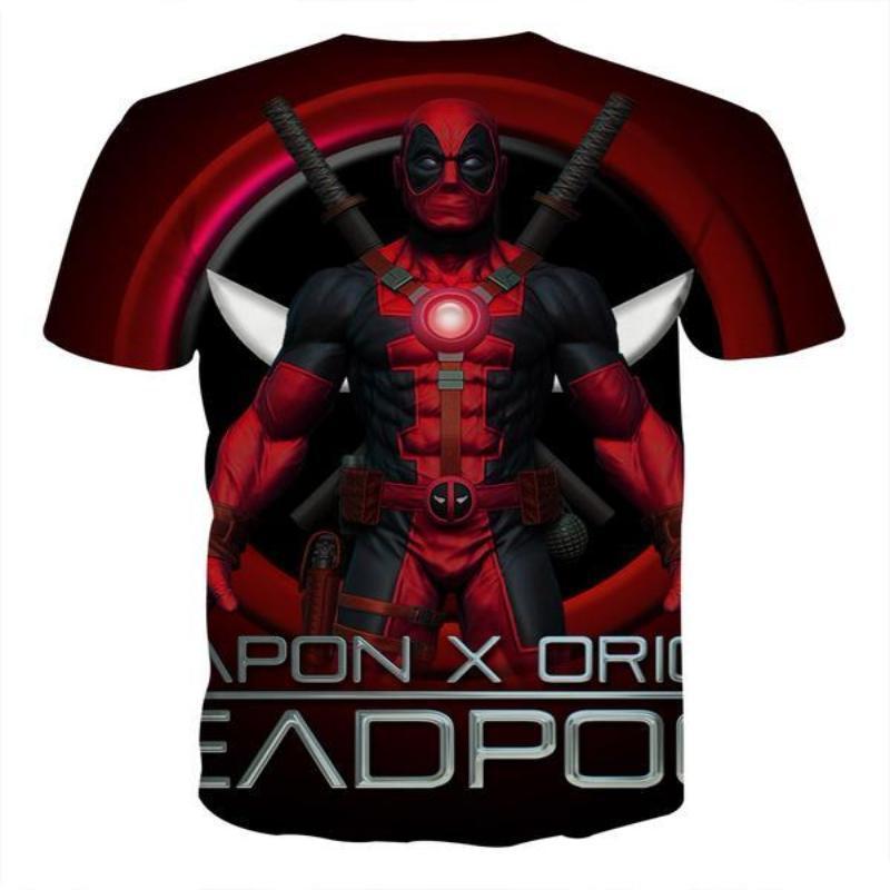 Cool Cover Deadpool 3D Printed T-Shirt