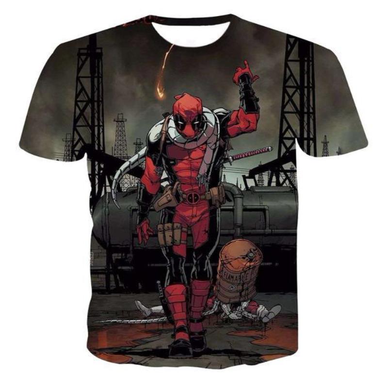 3D Printed Cool Deadpool T-Shirt