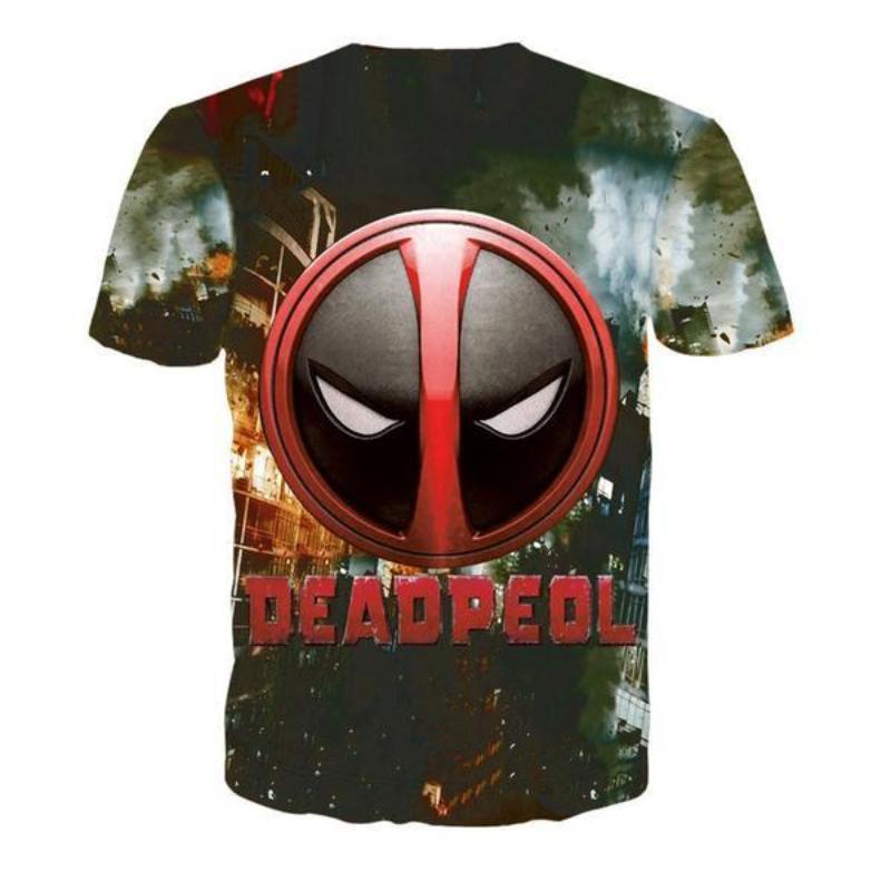 Frech Deadpool 3D Printed T-Shirt