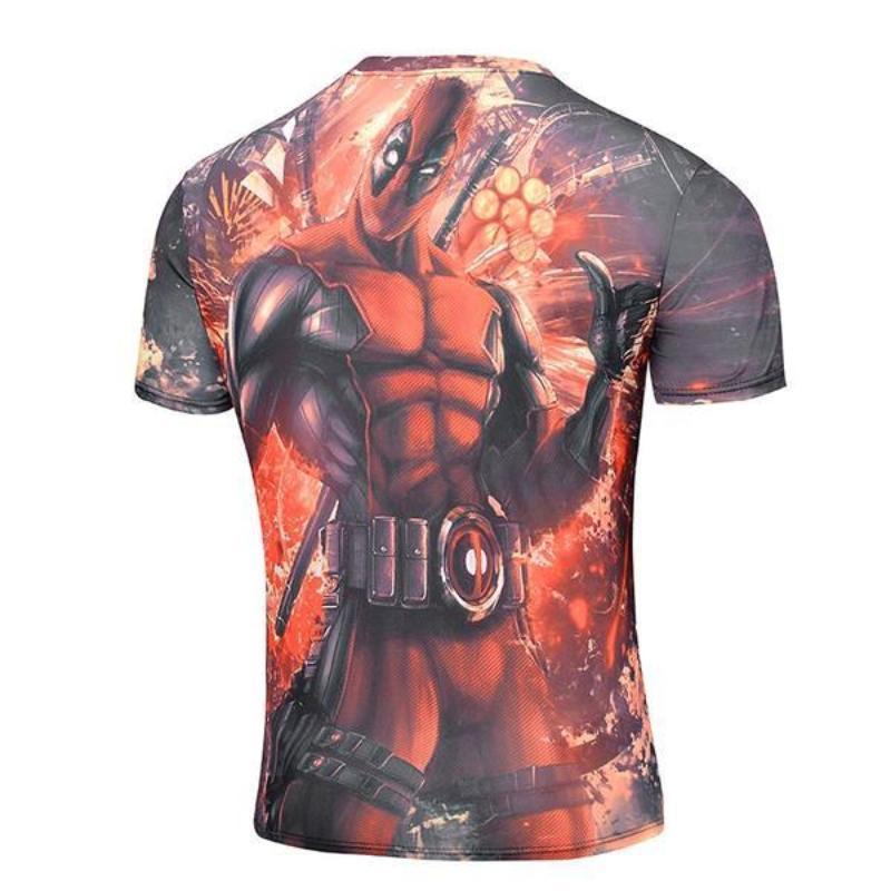 Hipster Deadpool 3D Printed T-Shirt