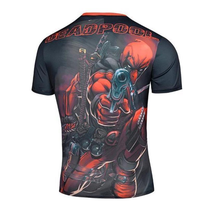 Hipster Deadpool 3D Printed T-Shirt