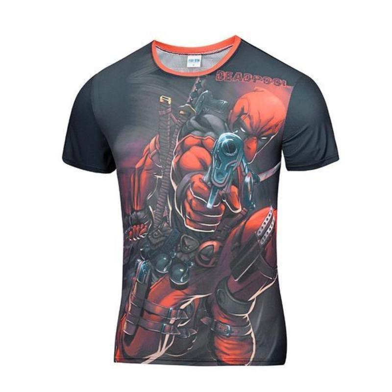 Hipster Deadpool 3D Printed T-Shirt