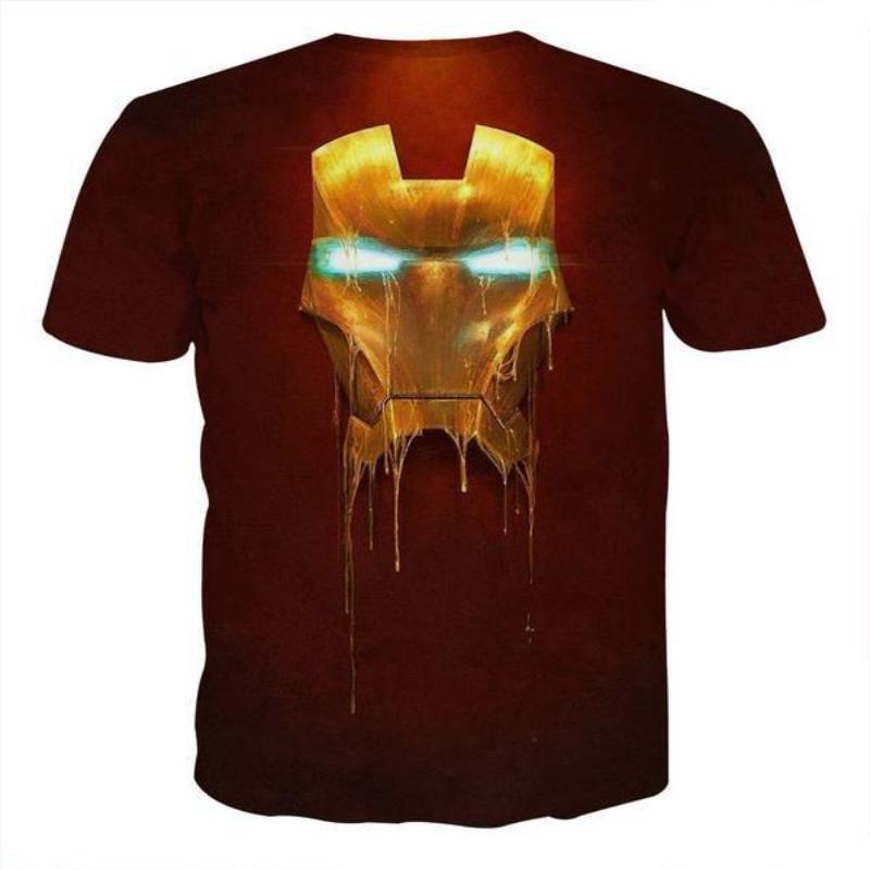 3D Printed Iron Man T Shirt Bleed Goodness Iron Man Tee