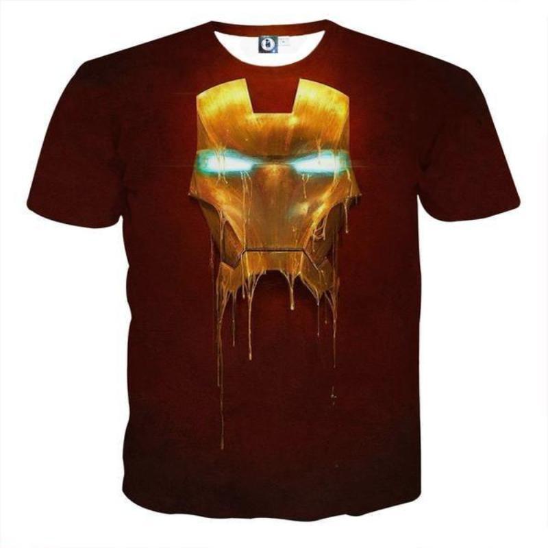 3D Printed Iron Man T Shirt Bleed Goodness Iron Man Tee