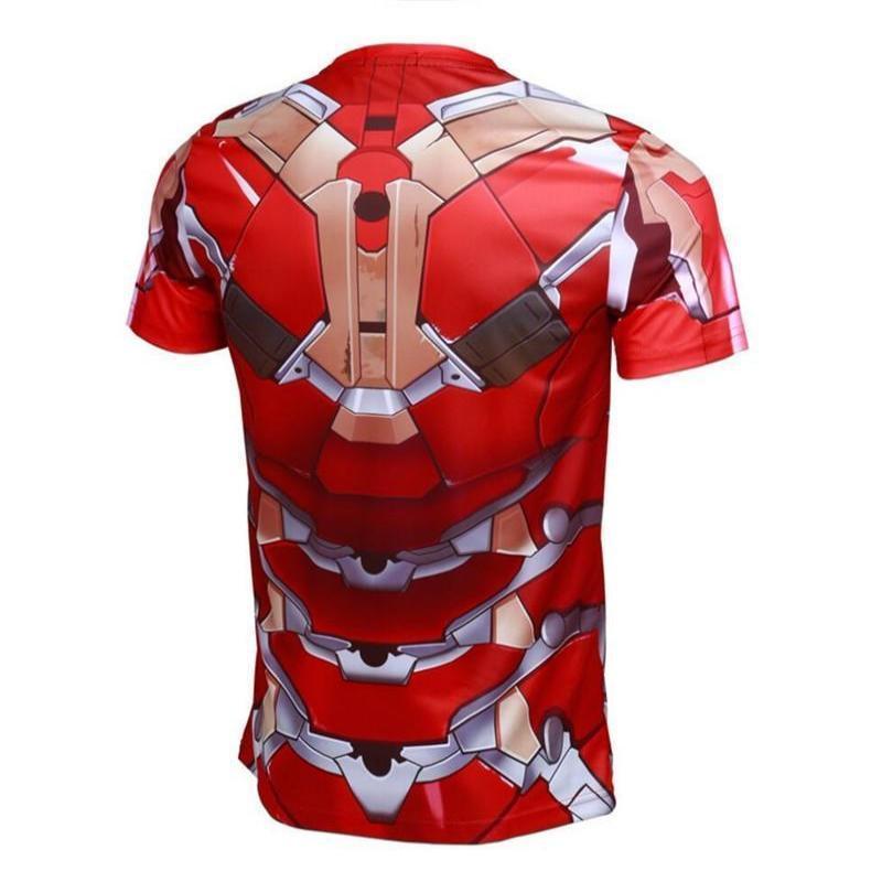 3D Printed Iron Man T Shirt Futuristic Style Iron Man Tee
