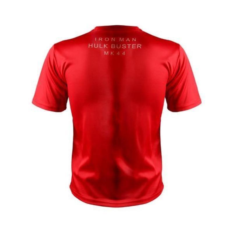 3D Printed Iron Man T Shirt Spandex Grey Iron Man Tee