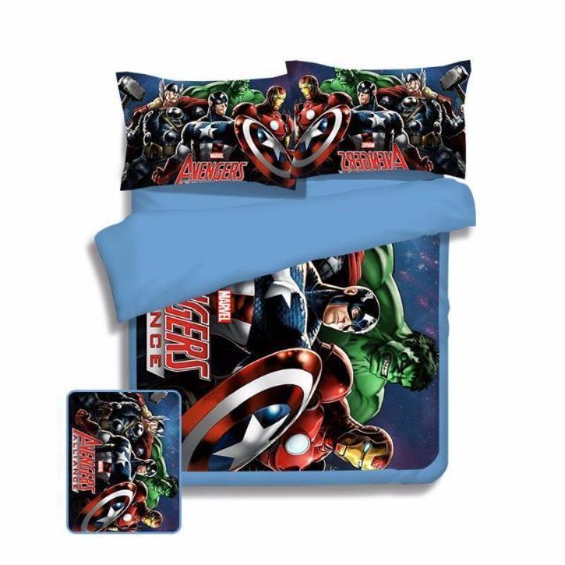 All Avengers Comic Cool Avengers Bed Set
