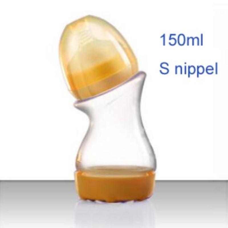 Angled Baby Feeding Bottle