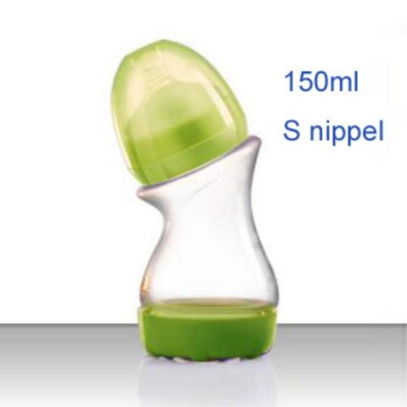 Angled Baby Feeding Bottle