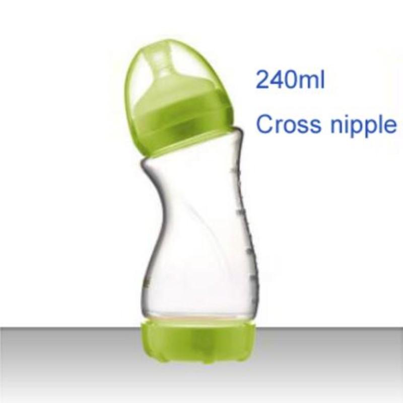 Angled Baby Feeding Bottle