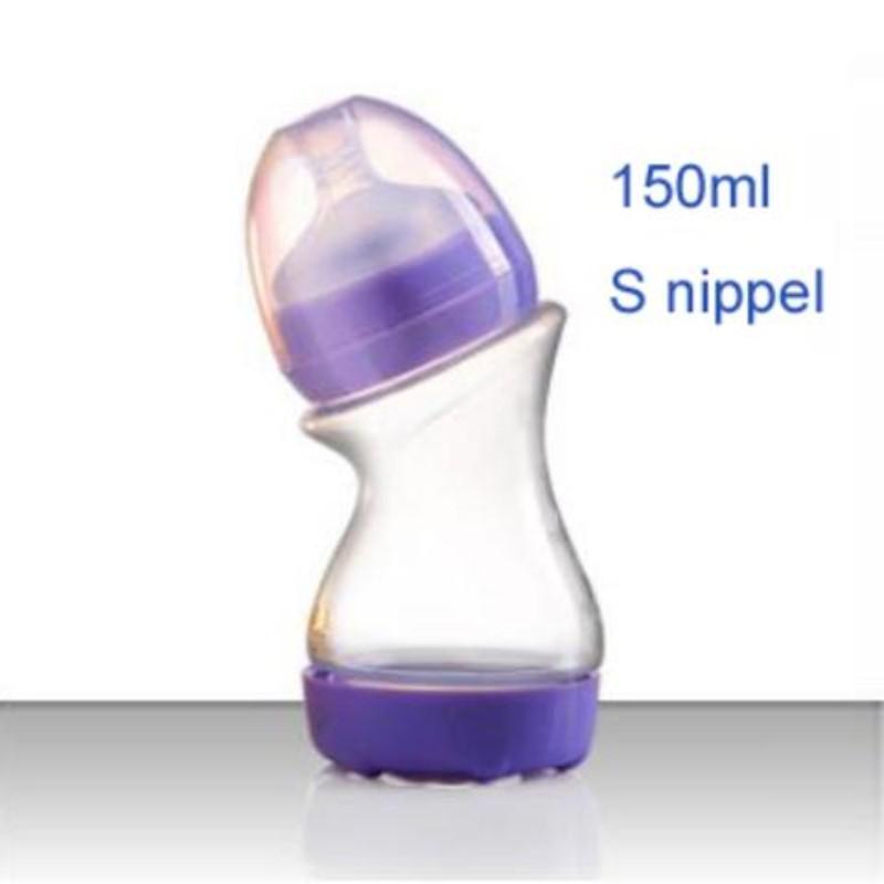 Angled Baby Feeding Bottle