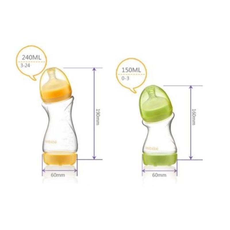 Angled Baby Feeding Bottle