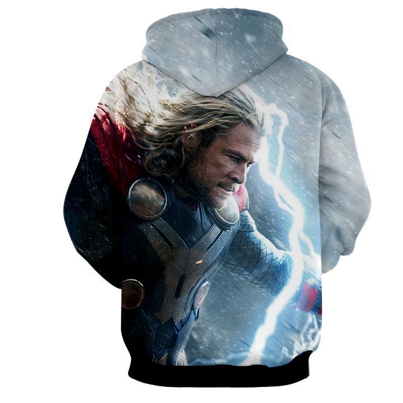 Angry Thor 3D Printed Thor Hoodie