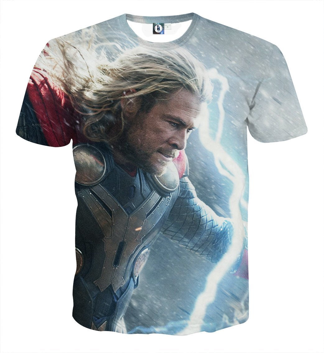 Angry Thor 3D Printed Thor T-Shirt
