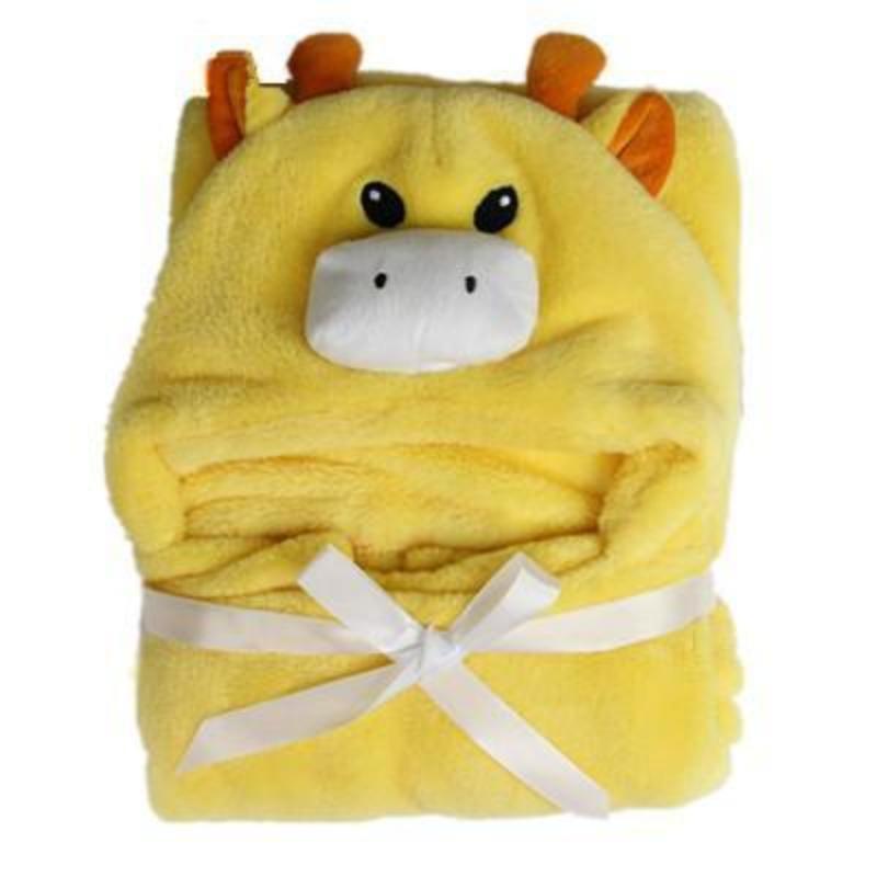 Animal Hood Swaddle Baby Blanket