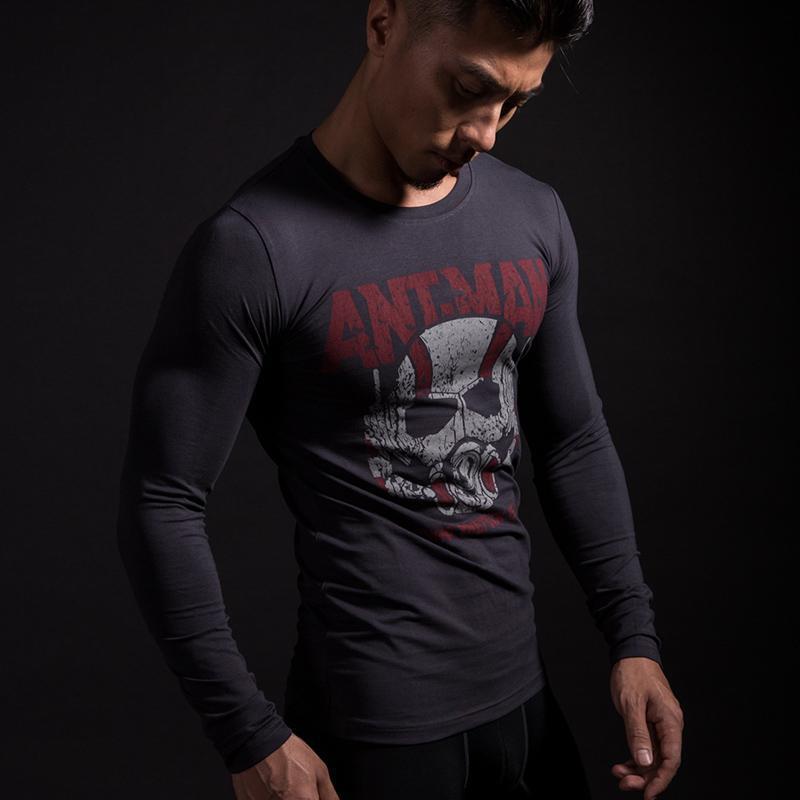 Ant-man Black Mask 3D Printed Ant-man Long Sleeve Shirt