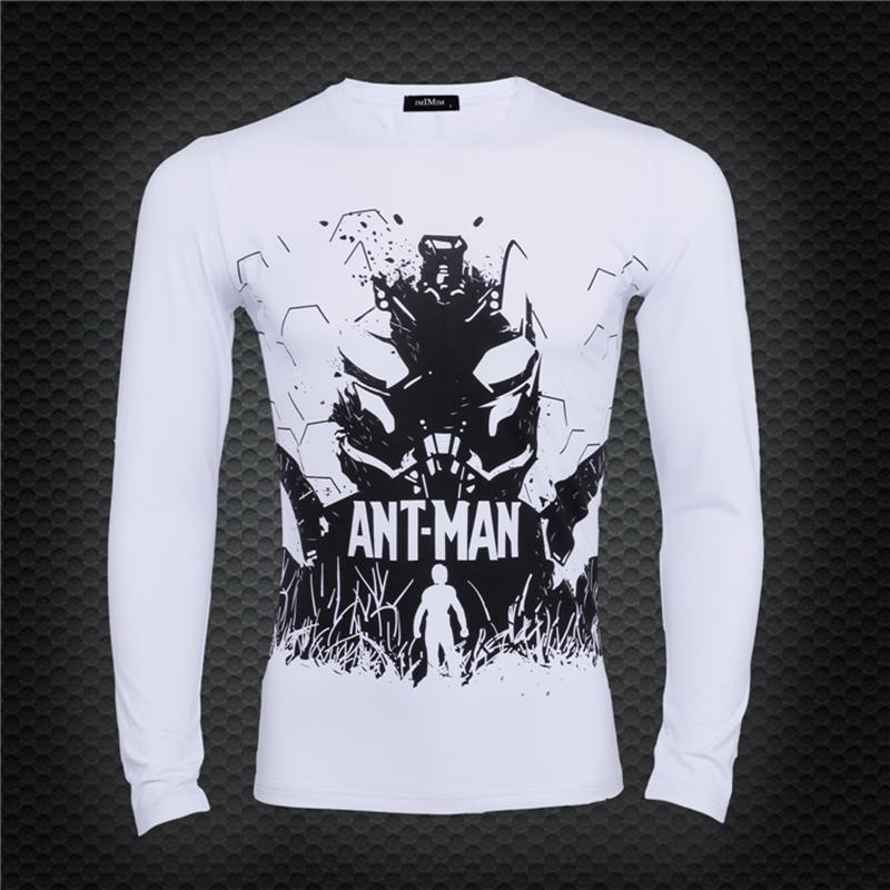 Ant-man White High-quality 3D Printed Long Sleeve Shirt