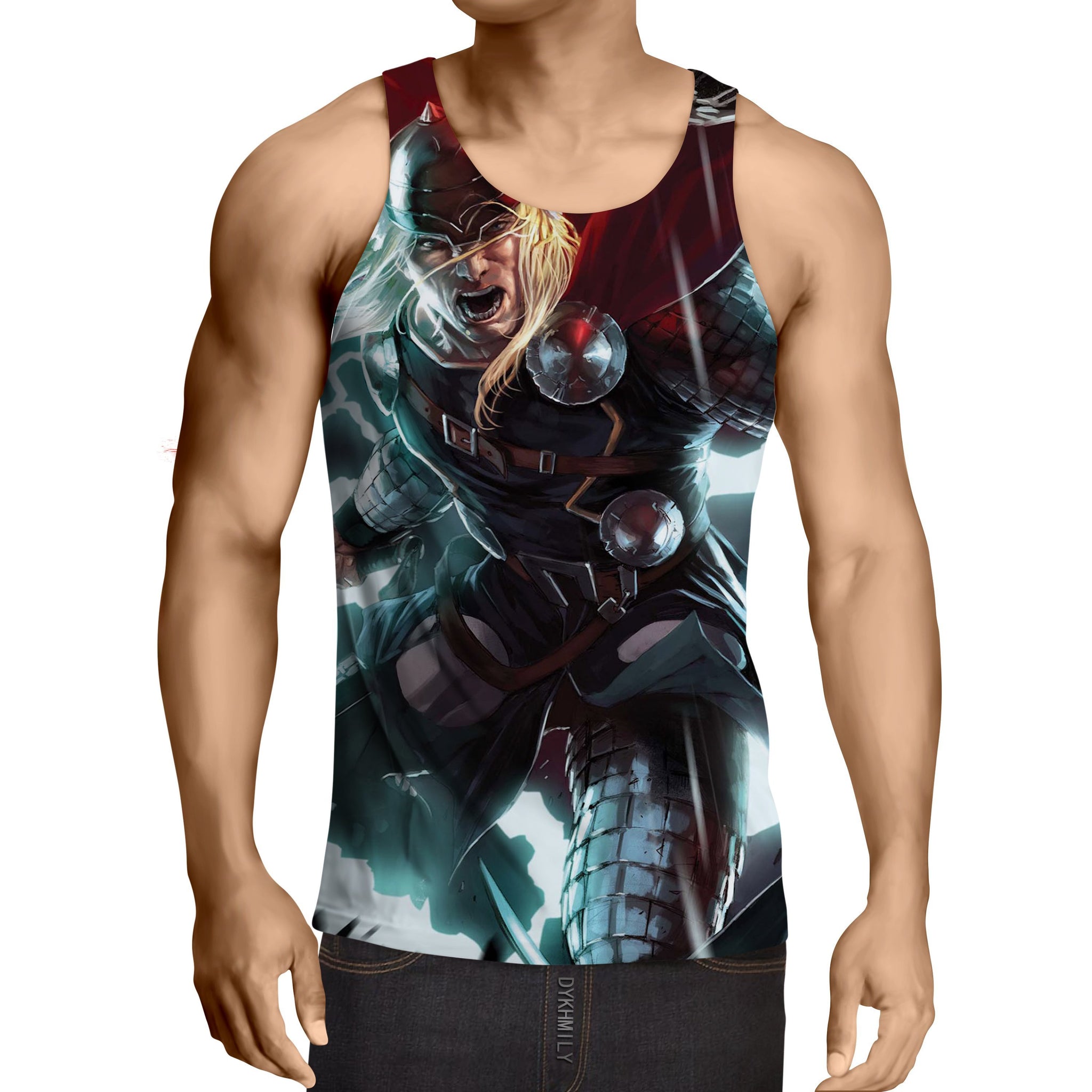 Attacking Thor 3D Printed Thor Tank Top