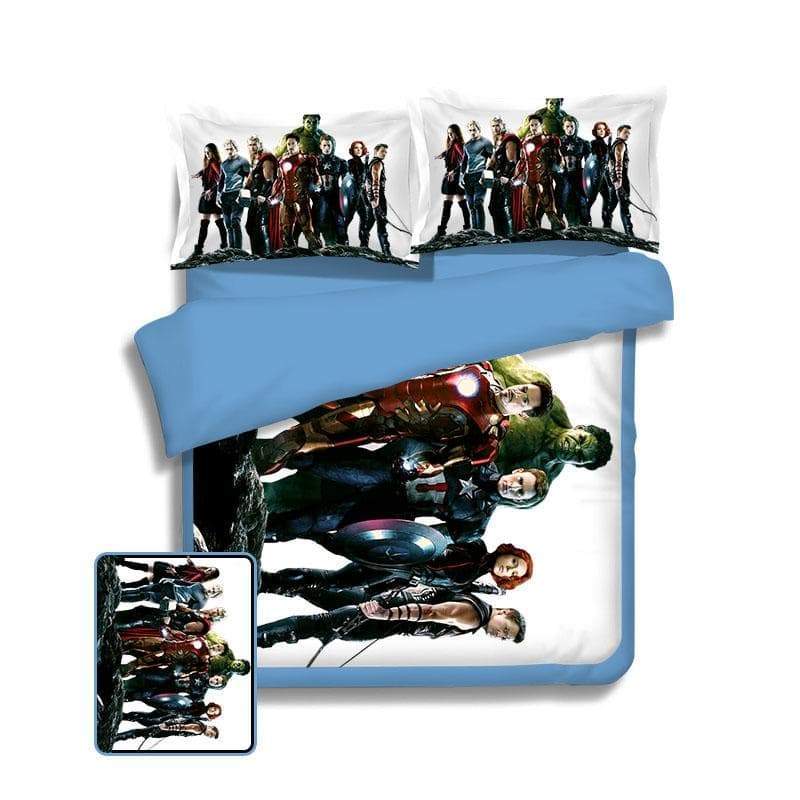 Avengers 2 White Cover Avengers Bed Cover