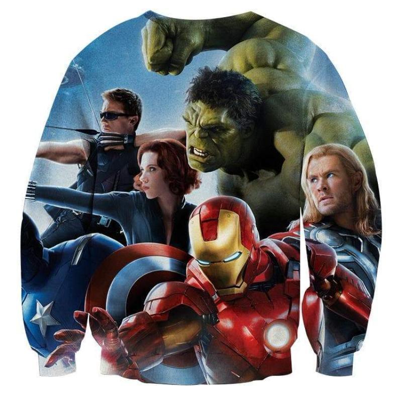 Avengers 3D Printed Avengers Sweatshirt