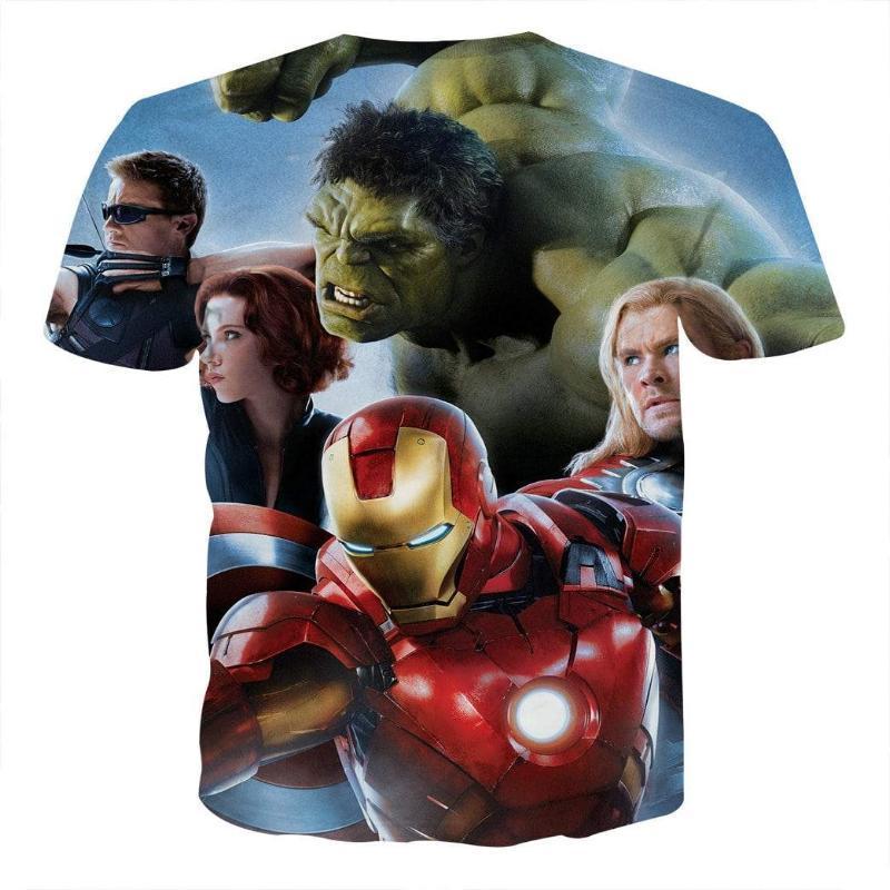 Avengers Assemble 3D Printed Avengers T Shirt