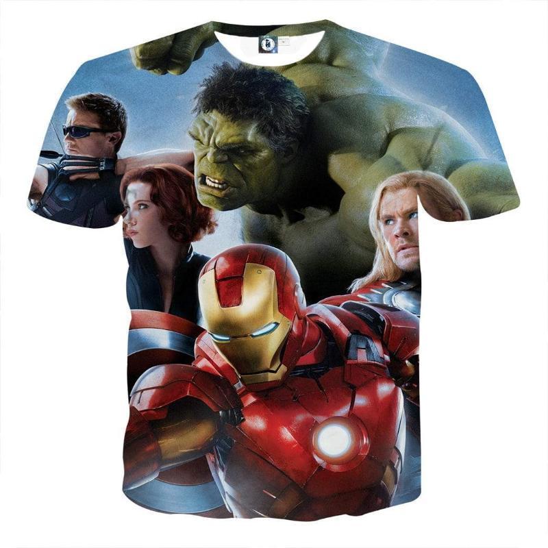Avengers Assemble 3D Printed Avengers T Shirt