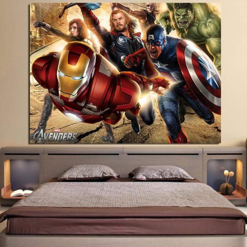 Avengers Assemble Cool Canvas 3D Printed