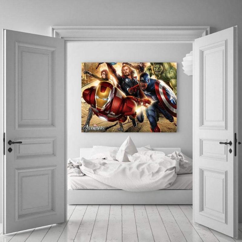Avengers Assemble Cool Canvas 3D Printed