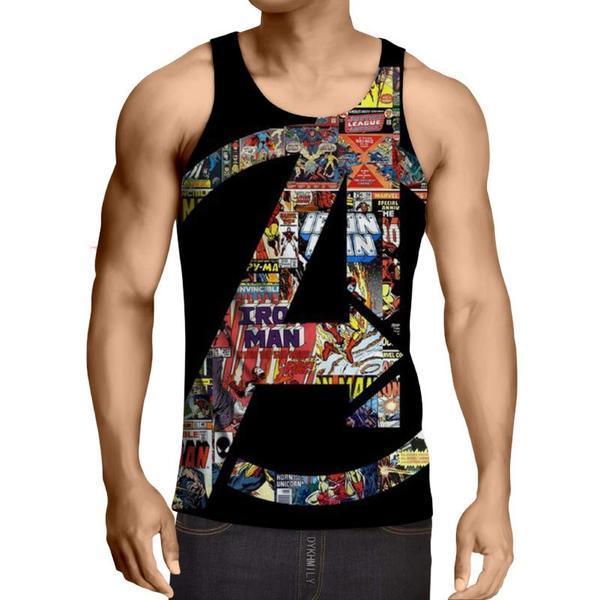 Avengers Logo T-shirt , Tank Top , Shorts , Hoodie
