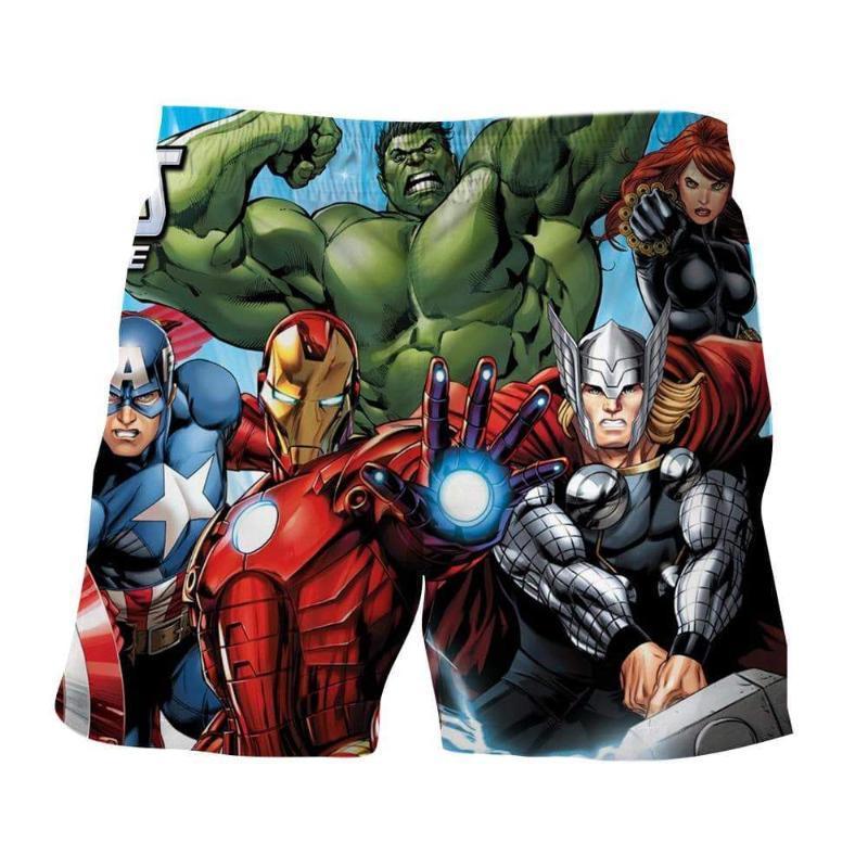 Avengers Comic 3D Printed Avengers Shorts