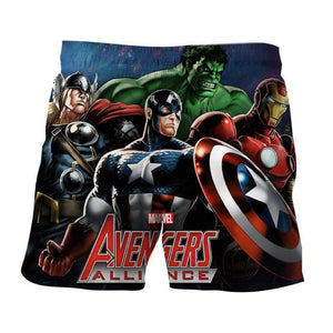 Avengers Comic 3D Printed Avengers Shorts