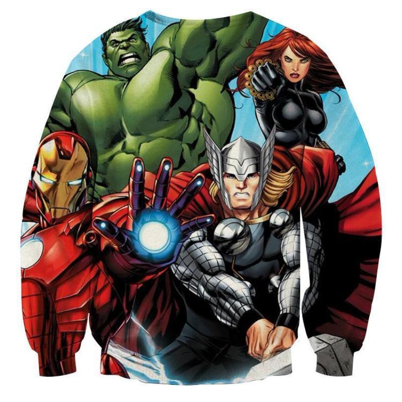 Avengers Comics 3D Printed Avengers Sweatshirt