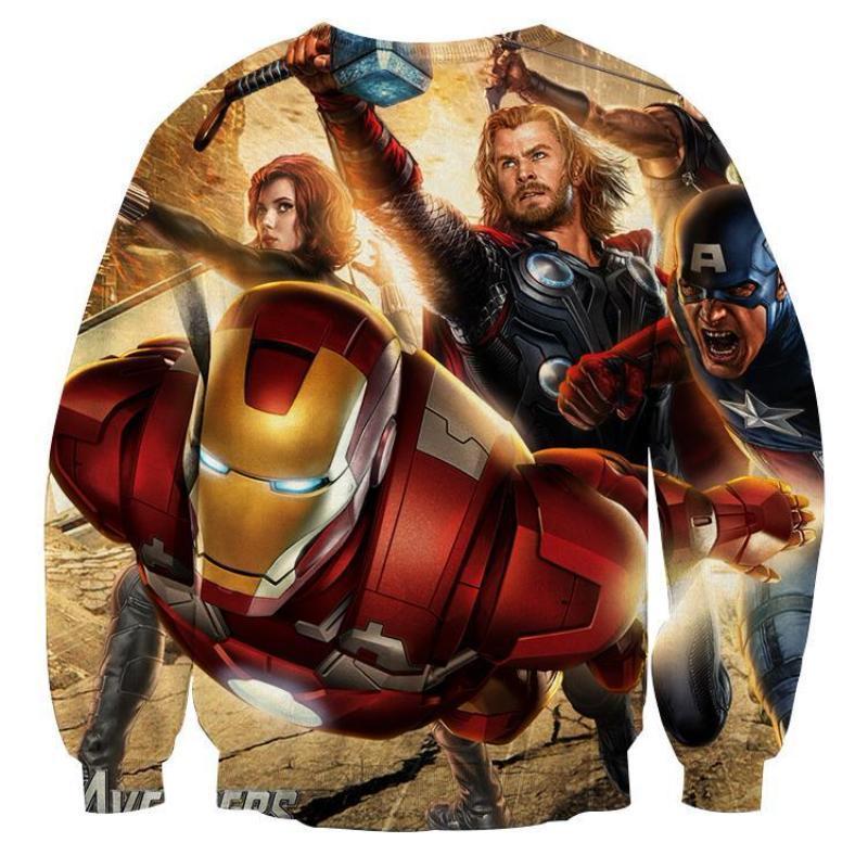 Avengers Cool 3D Printed Avengers Sweatshirt