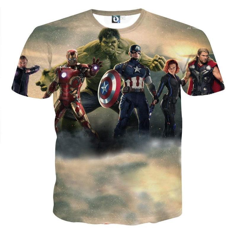 Avengers Cool Team 3D Printed Avengers T Shirt