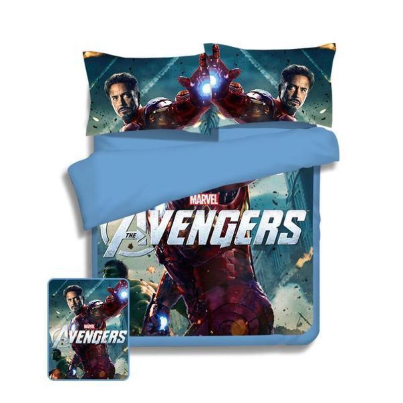 Avengers Iron Man Bed Set