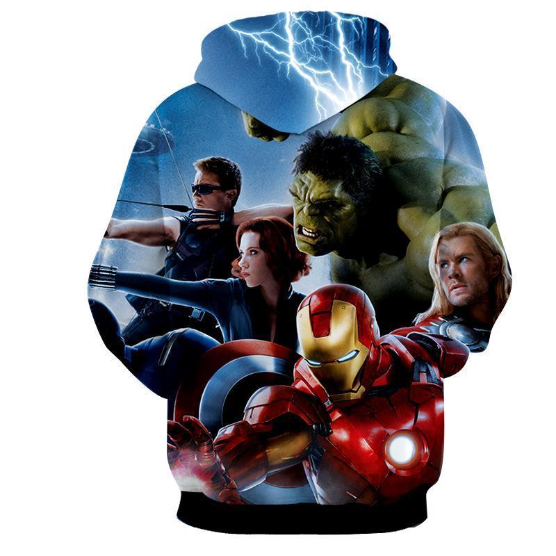 Avengers Original 3D Printed Avengers Hoodie