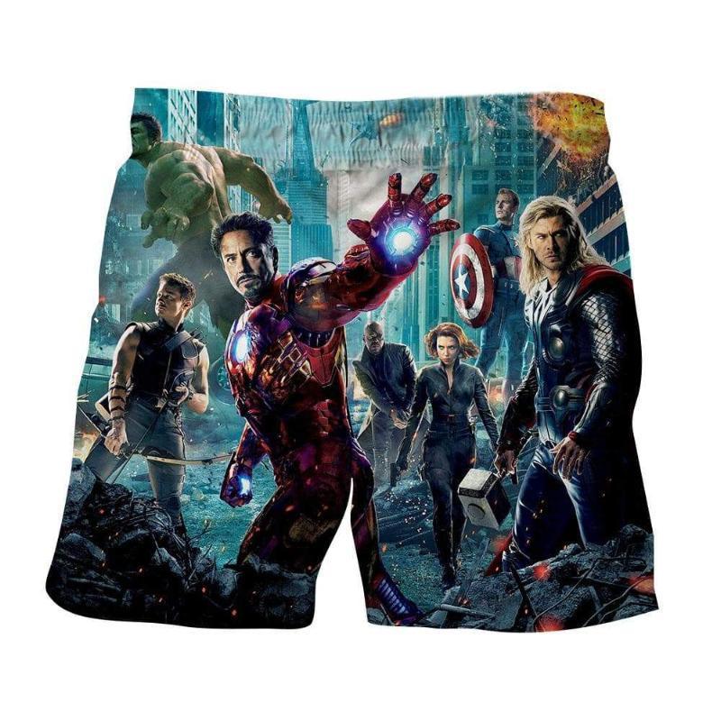 Avengers Part 1 3D Printed Avengers Shorts