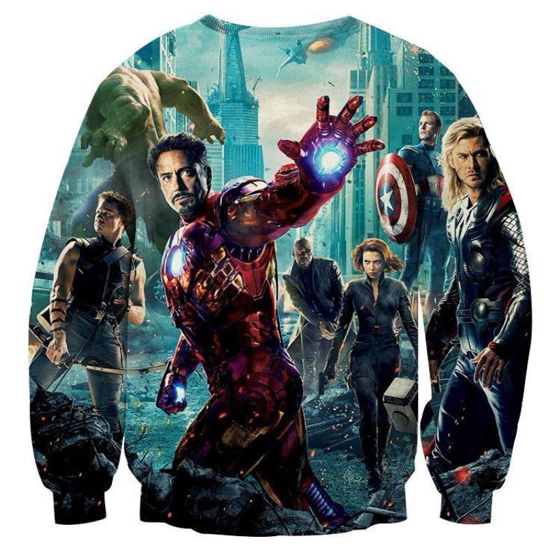 Avengers Part 1 3D Printed Avengers Sweatshirt
