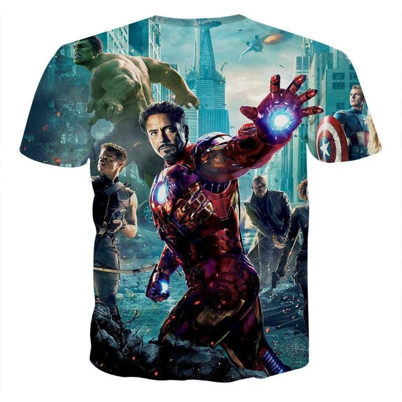 Avengers Part 1 3D Printed Avengers T Shirt